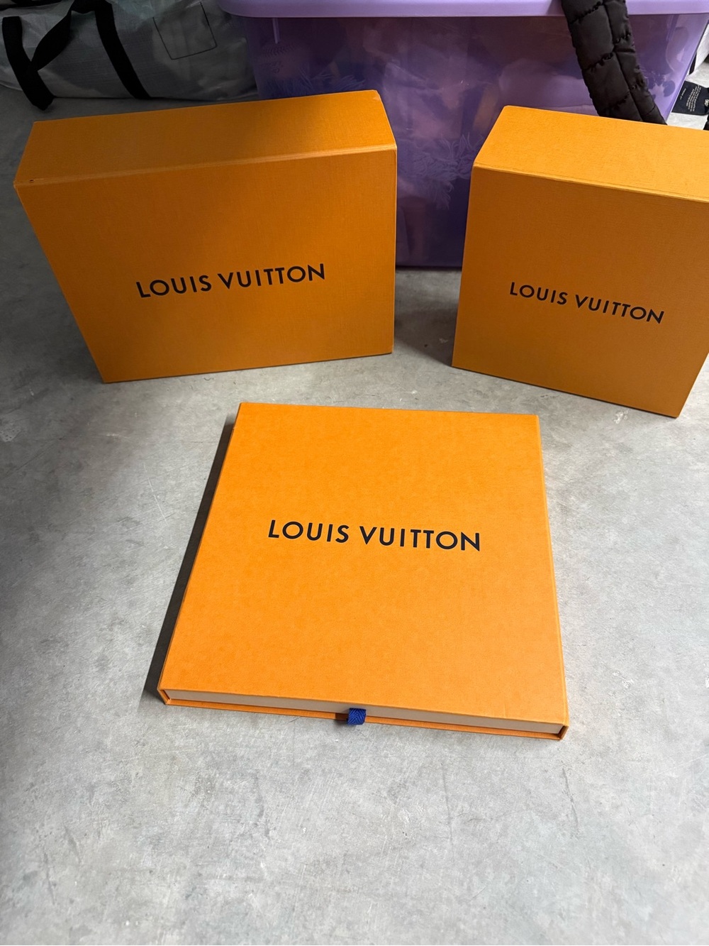Louis Vuitton Orange Branded Boxes